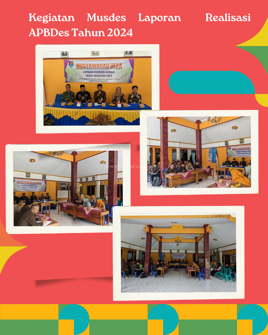 Musdes Laporan Realisasi APBDes Tahun Anggaran 2024